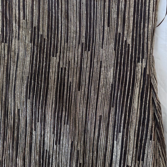 12th Tribe Prism Metallic Halter Maxi Dress Size M - Picture 5 of 6